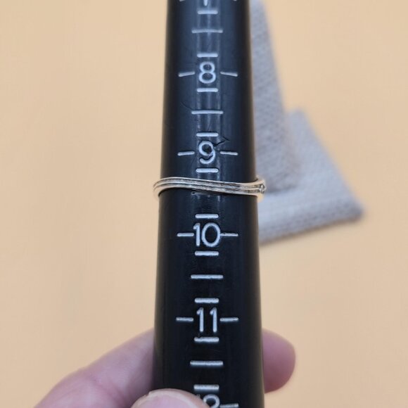 Size 9.5 Sterling Silver Squid Octopus Nautical Beach Band Ring A4764 - Picture 7 of 9